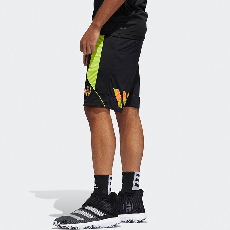 Adidas Harden Color Block Basketball Shorts Men Shorts Black FQ0577