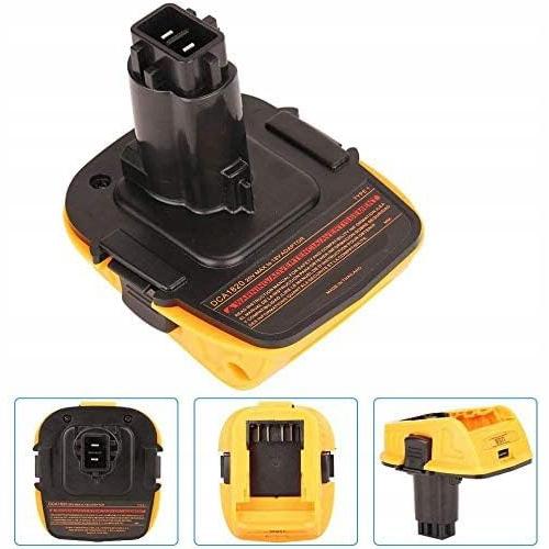 Adattatore Rosfix Dewalt DC9096 per batteria Dewalt (DCA1820) Giallo - Nero