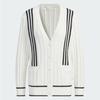 Adidas Golf Women S Knit Prime Knit Cable Pattern Cardigan In6624 White