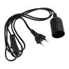 Plug Wire Power Cord Cables E27 Lamp Base Holder With Switch Wire For Pendant Led Bulbs Fixture Hanglamp Suspension Socket