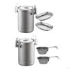 Stainless Steel Camping Cookware Set for Outdoor Adventures