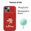 Slam Dunk Classic Basketball Comics Phone Case For iPhone 16 15 14 13 12 11 Plus Pro Max  High-end Luxury Magsafe Sheepskin