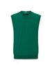 Wideangle Co Woven Hybrid Sweater Vest M_Dark Green