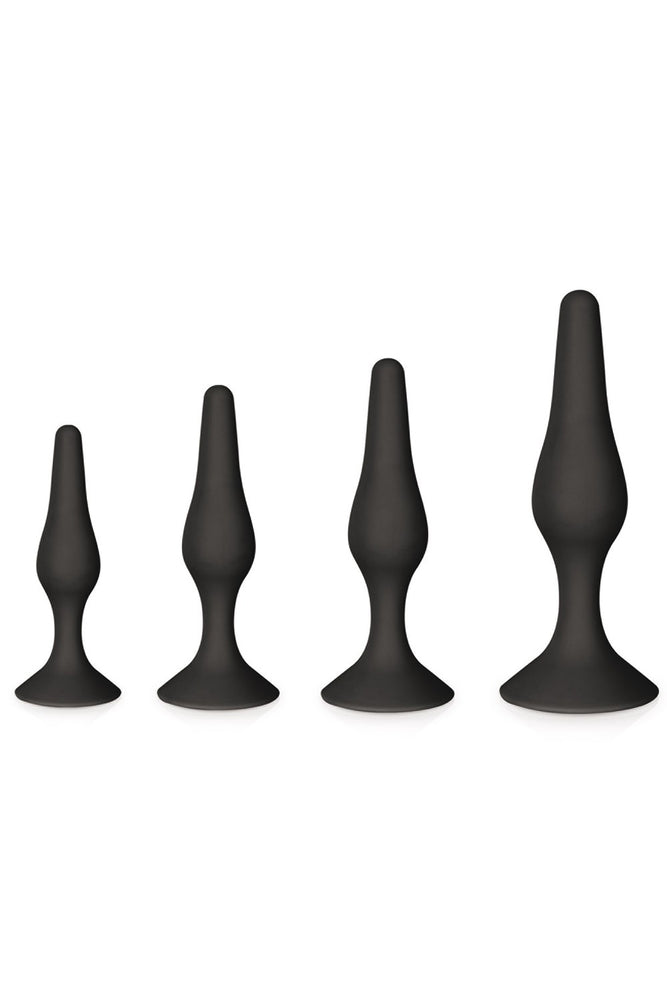 Coffret 4 Plugs Plaisir Anal Noirs Cc5700900010