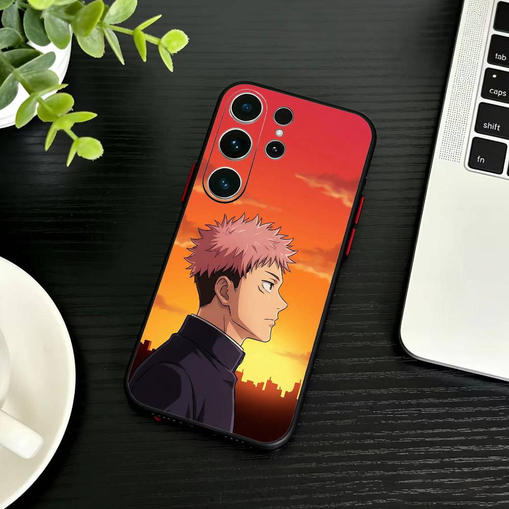 

Jujut-su I-Ichiji S-Kaisen Phone Case For Samsung S26,S25,S24,S23,S22,S21,S20,S30,Ultra,Plus,Fe,Note,5G Black Cover Samsung S30plus5G