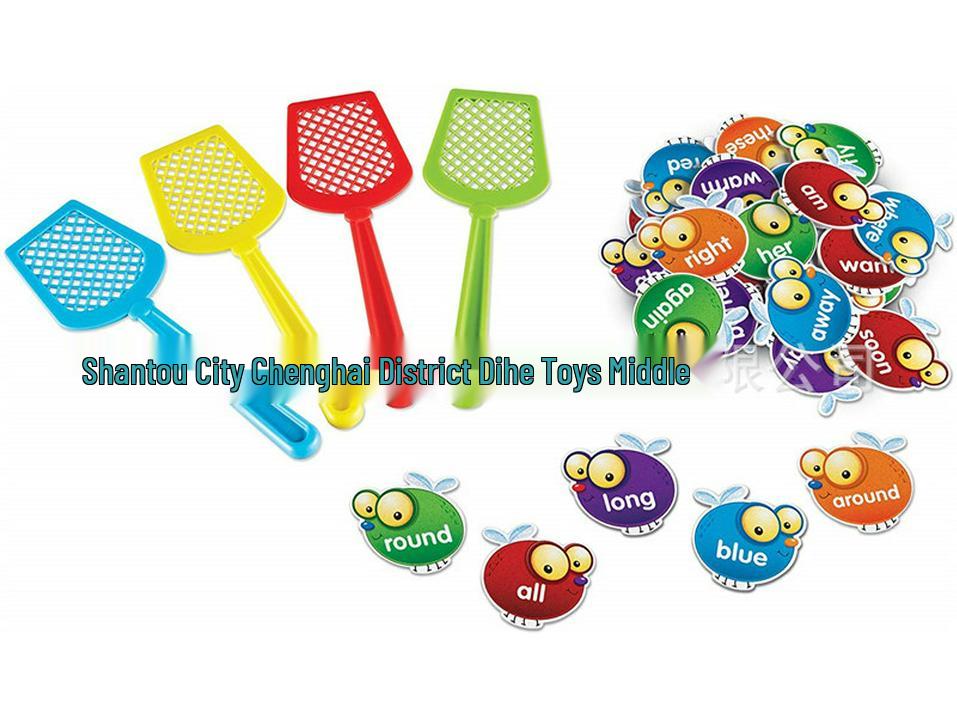 Kids' English Word Recognition Fly Swatter Game: Educational Parent-Child Interaction Toy