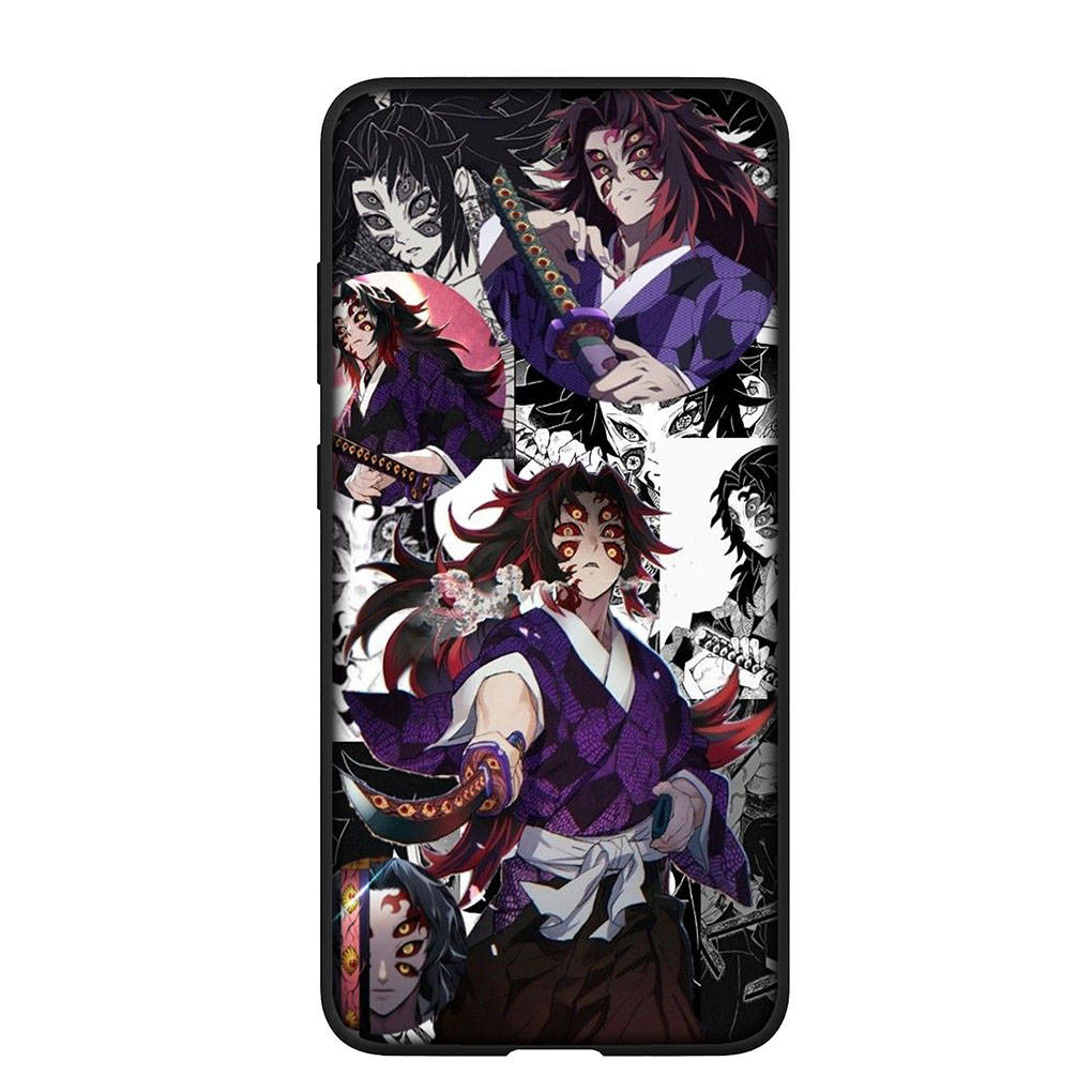 Handyhülle für Samsung Galaxy S25 S24 S23 iPhone 16 15 Xiaomi Redmi Note 14 13 12 16E 11 Pro Max OPPO Moto Huawei Kokushibo Nezuko Demon Slayer Hülle