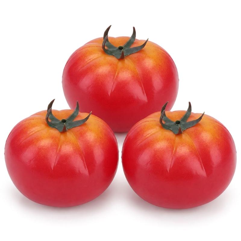Artificial Tomato Decoration Simulation Vegetable Model for Fall Harvest Basket Display, Window Styling, and Photography Arrangements