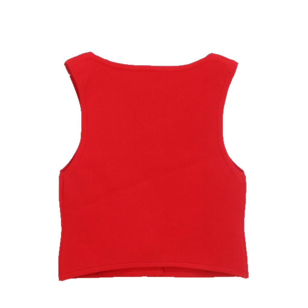 2025 Spring/Summer French Sleeveless Button Vest & Skirt Set