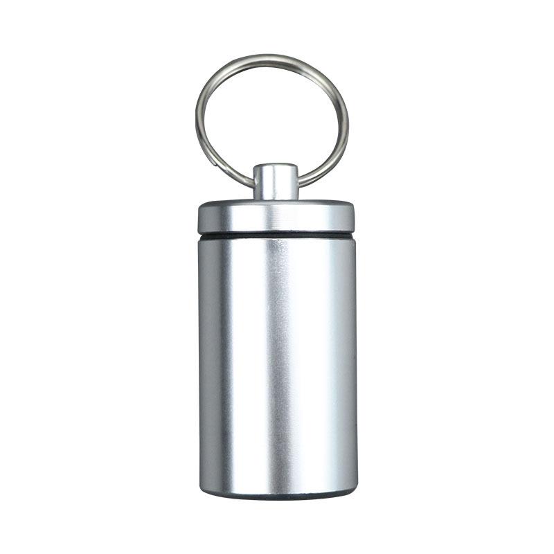 Waterproof Aluminum Alloy Portable Pill Box for Travel