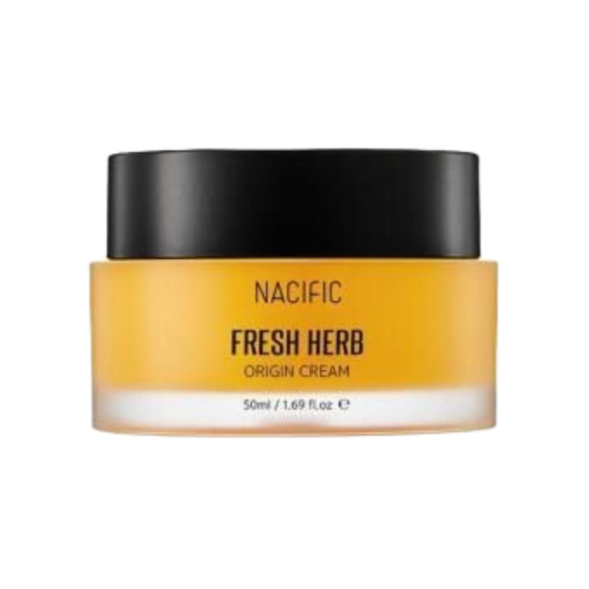 Nacific Fresh Herb Origin Cream 50ml - Triple-Layer Moisture & Anti-Wrinkle Care