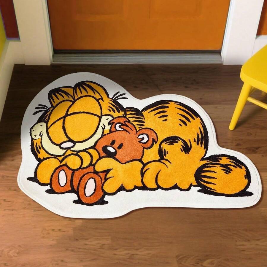 Cartoon Animation Floor Mat New Bathroom Floor Mat Imitation Cashmere Floor Mat Household Bathroom Absorbent Foot Mat 40*60cm