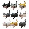 KALOLINNA Animal Figure Cat Kitten Toy Cute Mini Toys for Garden Car Interior Movable Cute Cat Birthday Party Party Accessories Set, 9-Piece Set,