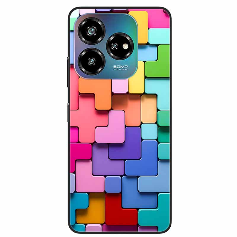 For ZTE Blade V60 Design 4G Case Soft TPU Silicone Back Cover for ZTE Blade V60 Vita / Nubia V60 Design Phone Cases Black Shells