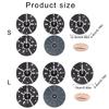 Multifuntional Guitar Scale Reference Tool Guitar Scale Wheel Circle of Fifths Wheel Aluminum Alloy Texture Music Tool