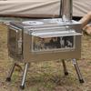 Portable Folding Stainless Steel Camping Wood Stove