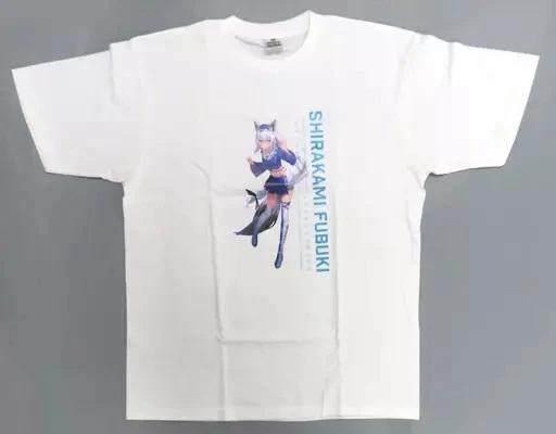 Shirakami Fubuki T-shirt White S PACIFIC RACING TEAM×Hololive 2022 S