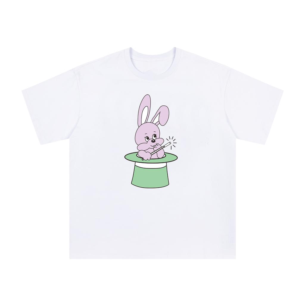 2025 New Essential Cotton Unisex T-Shirt Fashion Printing Soft Breathable Crew Neck Fashion Men's and Women's T-Shirts One Piece