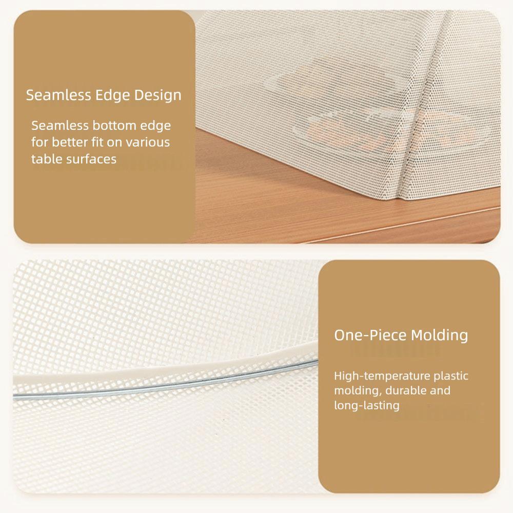 Breathable Mesh Dish Cover Washable Anti-fly Umbrella Tent Foldable Food Cover  Outdoor