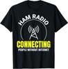 Amateur Ham Radio Operator Antennas Radio Frequency Communication Funny T-Shirt