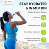 FlipBelt Running Bottle, Polyethylene, FlipBelt Arc Water Bottle FBAWB11