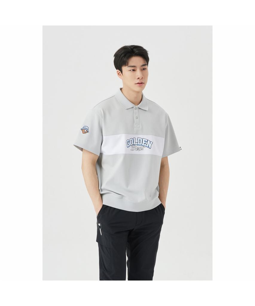 Goldeunbeeo (M) Chest Boarder Line Sweatshirt G4Tam26271Gyx