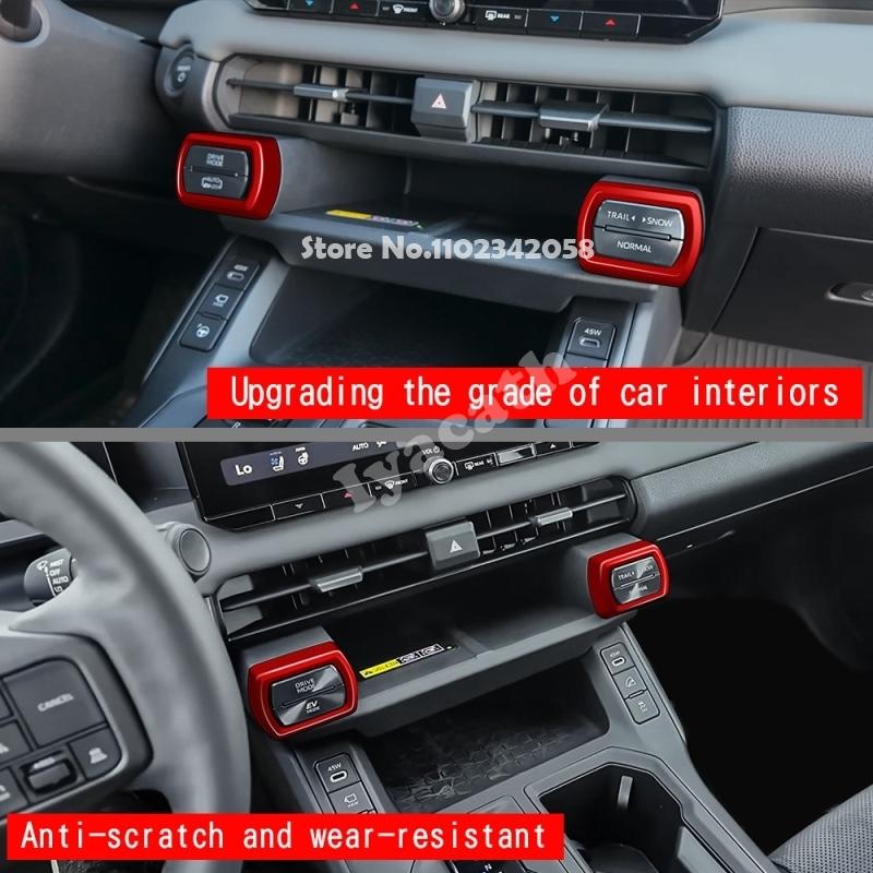 For TOYOTA RAV4 RAV 4 2026 2027 GR sport Wireless charging left right button cover Drive mode EV model trail snow Normal cover