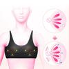 USB Rechargeable Breast Massager Vibrating Hot Compress Comfortable and Seamless Washable Bra Breast Beauty Instrument 1Pcs