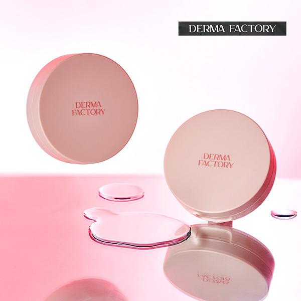 

[DERMA FACTORY] Веганская сертифицированная коллагеновая кушон-пудра 15 г SPF50+, PA++++ Collagen Cushion 15g No. 19