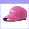 Cotton Wash Vintage Butterfly Embroidered Baseball Cap With Curved Brim For Adults Summer
