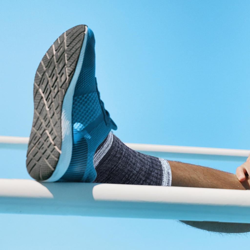 YUEDGE Thick Cotton Socks for and Sizes 5 Pairs Men's Walking, Trekking, Sports, Hiking, Work, 25-27cm,