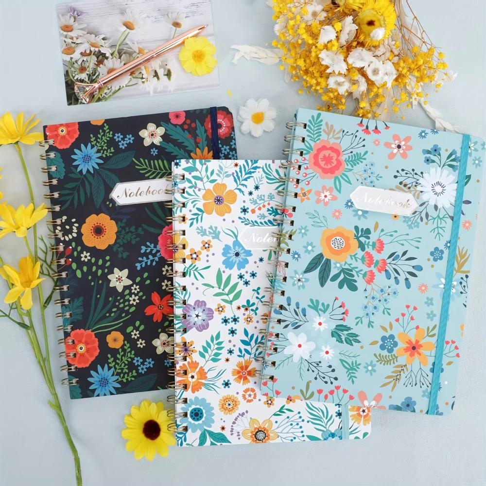 160 Pages Spiral Notebook 5.7 X 8.5inch Artfan Notebook Journal  for Gifts, Work