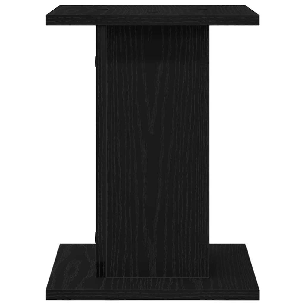 Speaker Stands 2 pcs Black Oak Effect 30 x 30 x 40 cm