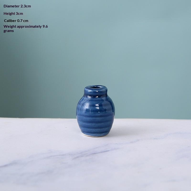 1Pcs Dollhouse Creative DIY Flower Arrangement Decorative Object For Home Kitchen Decoration Mini Ceramics Vase Fridge Magnet