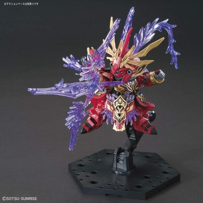 Bandai SPIRITS SD Gundam Sangokuden Lu Bu Sinanju & Red Hare Model Kit BAS5057610 Red