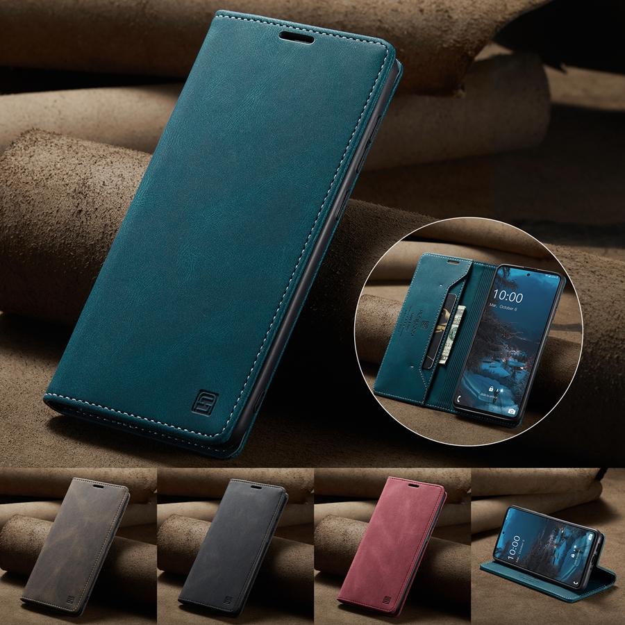 Wallet Anti-theft Leather Case For Samsung Galaxy A12 A13 A23 A33 A51 A52 A53 A71 A72 A73 S22 Ultra S21 FE S20 FE S10 S9 S8 Plus