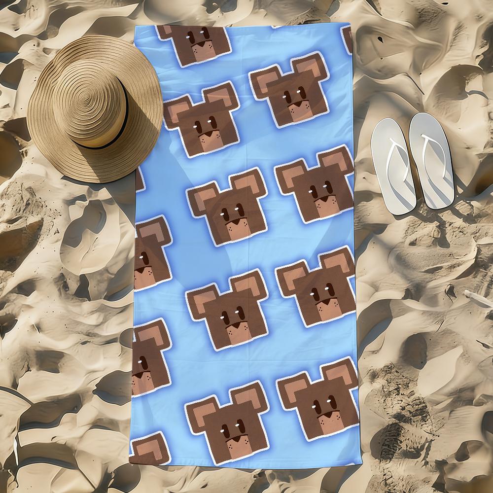 Towel A-Adventure Beach Towel Oversized cute Quick Towel game Absorbent Soft Swim S-Super BeachTowels for Bear Men funny Women