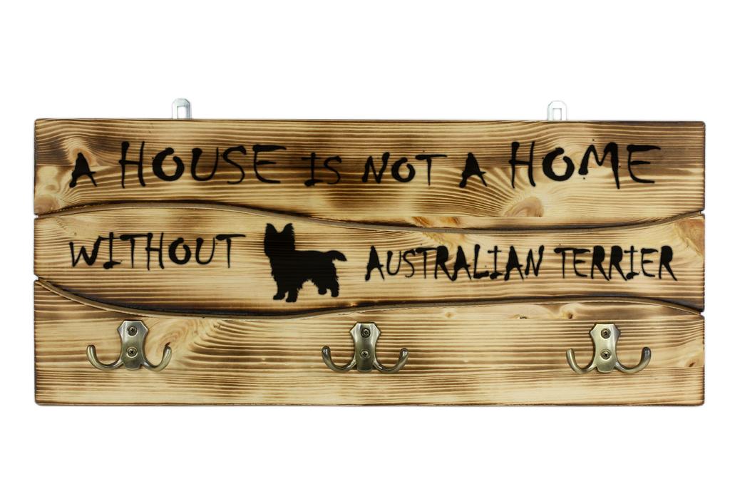Australian Terrier, Aussie – Clothes hanger with a dog, medal display | Art-Dog