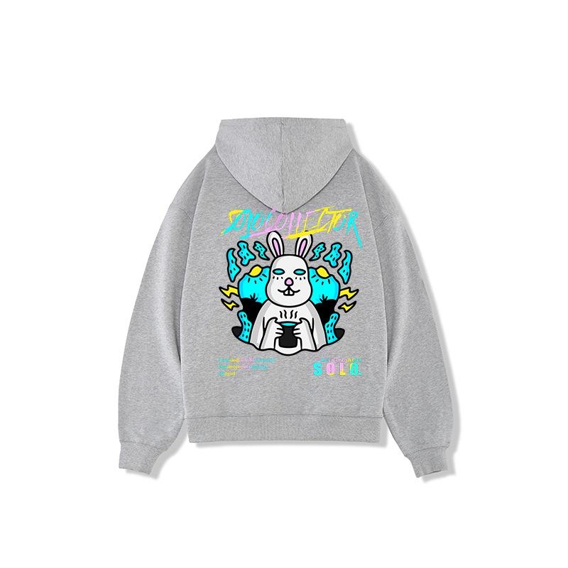 New Spring and Autumn Sweater Men's Hooded Fashion Trend Clothes Men's Trend Loose Men's Jacket Top