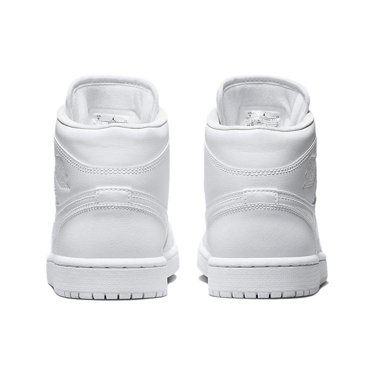 New JORDAN Air JORDAN Mid Triple White 2022 Women's DV0991-111
