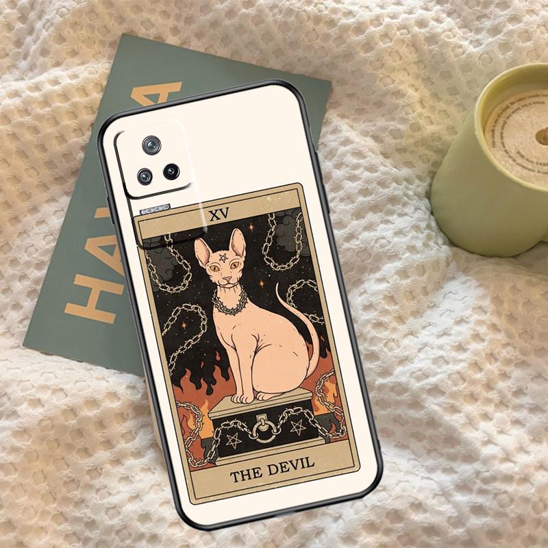 Tarot Card Cute Art Cats Case For Xiaomi 15 Ultra 13 14 11T 12T 13T 14T Pro POCO X7 Pro F5 F6 M6 X3 X5 X6 Pro Cover