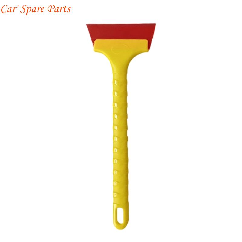 

Y4UA ABS Ice Scraper Long Handle Design Nonslip Surfaces Squeegee For Window Care красный
