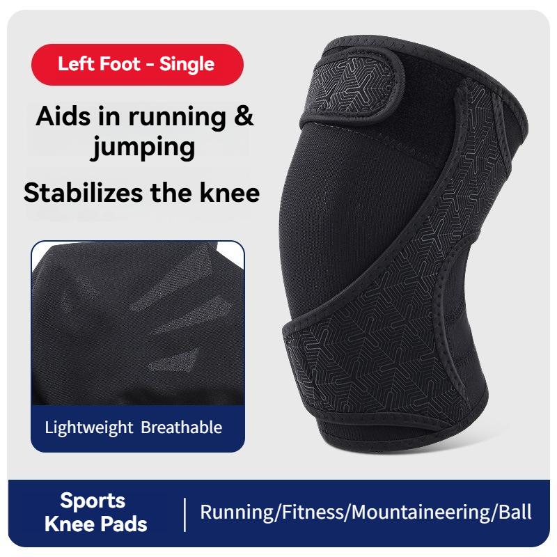 Professional Adjustable Knee Support Brace Outdoor Sports Compression Knee Protector Neoprene Knee Support for Basketball M