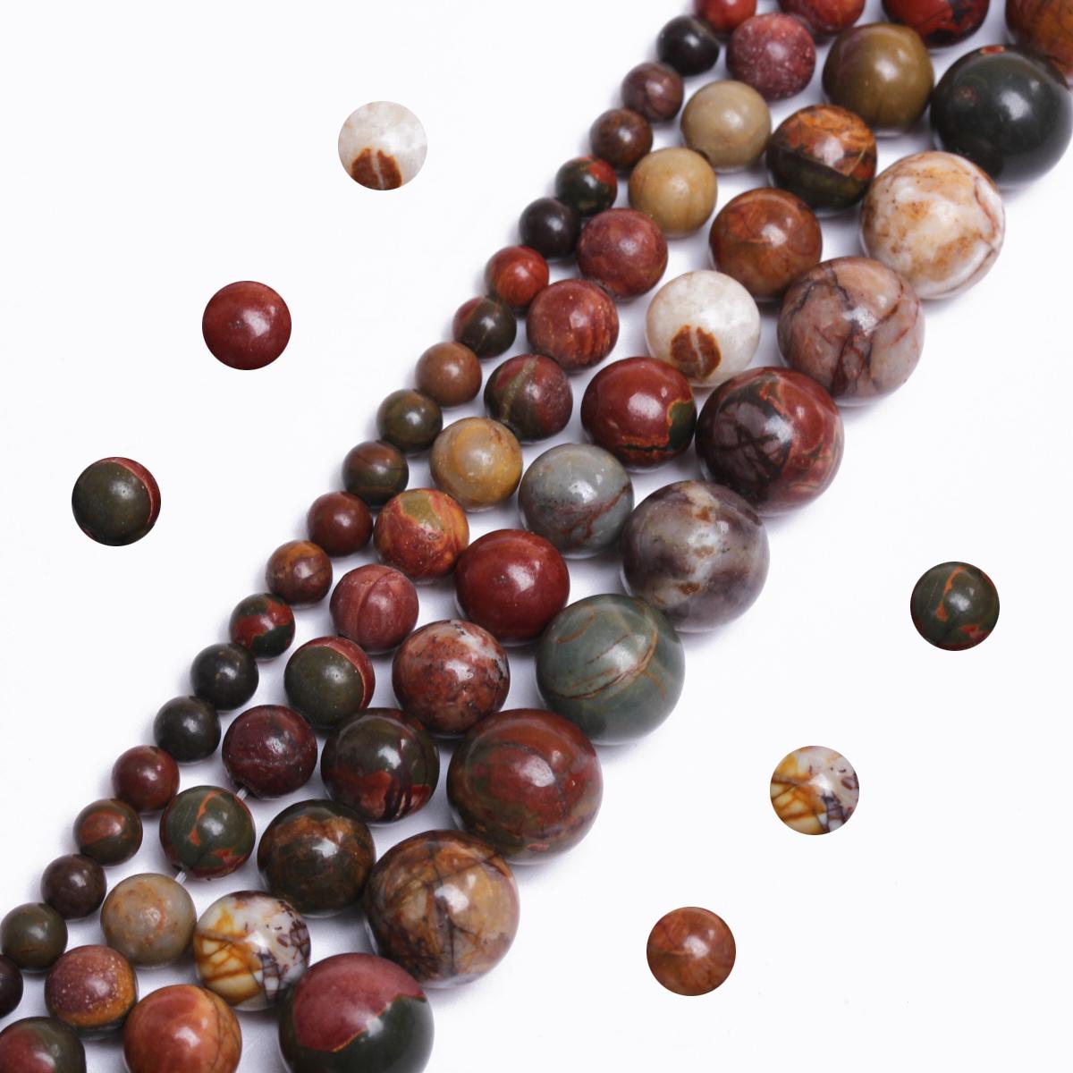 

40/30/20/15 шт. круглые свободные бусины 4/6/8/10/12 мм для изготовления ювелирных изделий своими руками браслет ожерелье рукоделие натуральный камень 8mm 20pcs