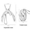 Multifunction Folding Pliers Camping Screwdriver Portable Kit Mini Turtle Back Keychain Tool Multi-Tool Pliers Outdoor Product