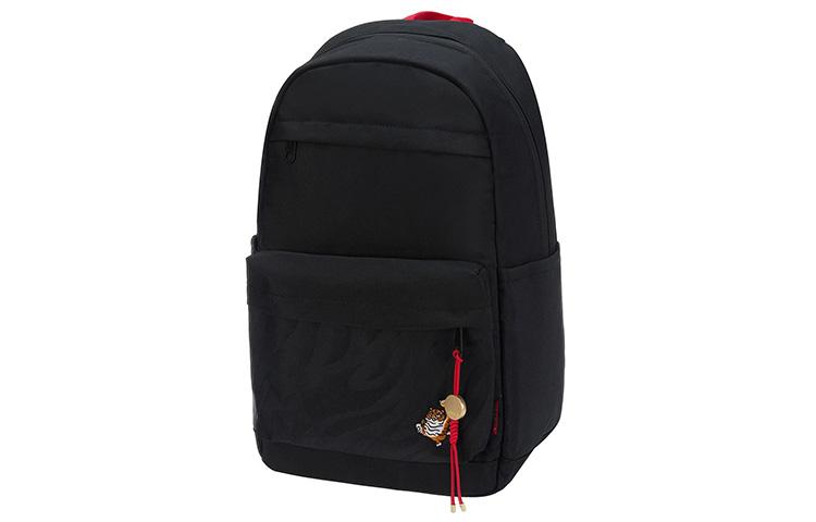 Li Ning Sports Life Collection Polyester Backpack Regular Unisex Black ABSS010-1
