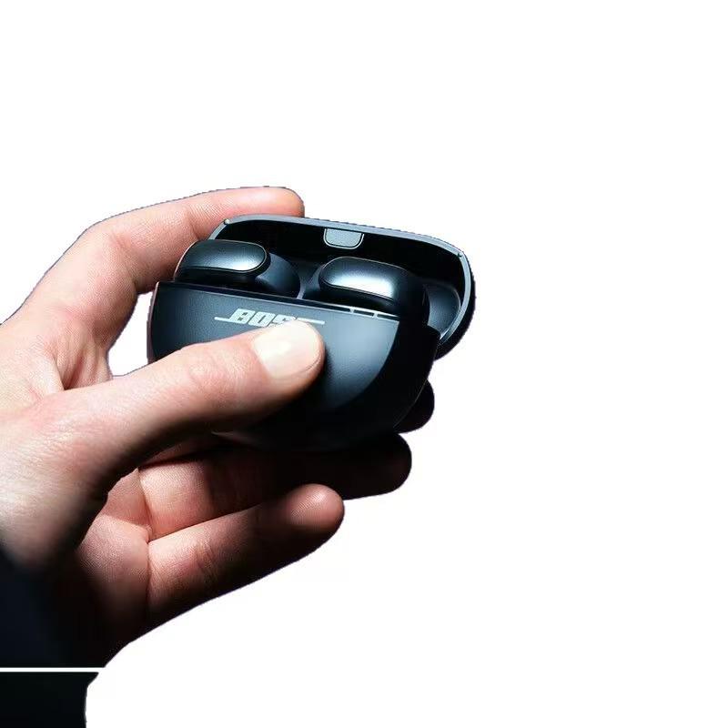 Bose Ultra V12 Open-Ear Kabellose Sportkopfhörer, Clip-On, Lange Akkulaufzeit, Geräuschunterdrückung