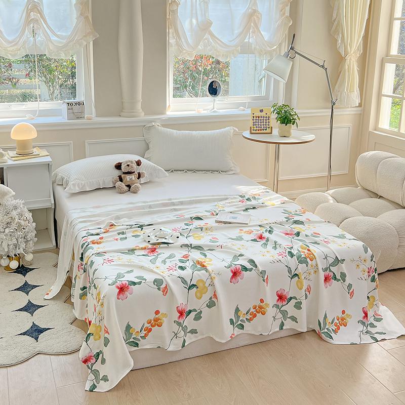 

Нова літня ковдра з принтом 100% бамбук, чиста натуральна рослинна, дихаюча, охолоджуюча, м яка, приємна для шкіри, літня ковдра 150x200cm