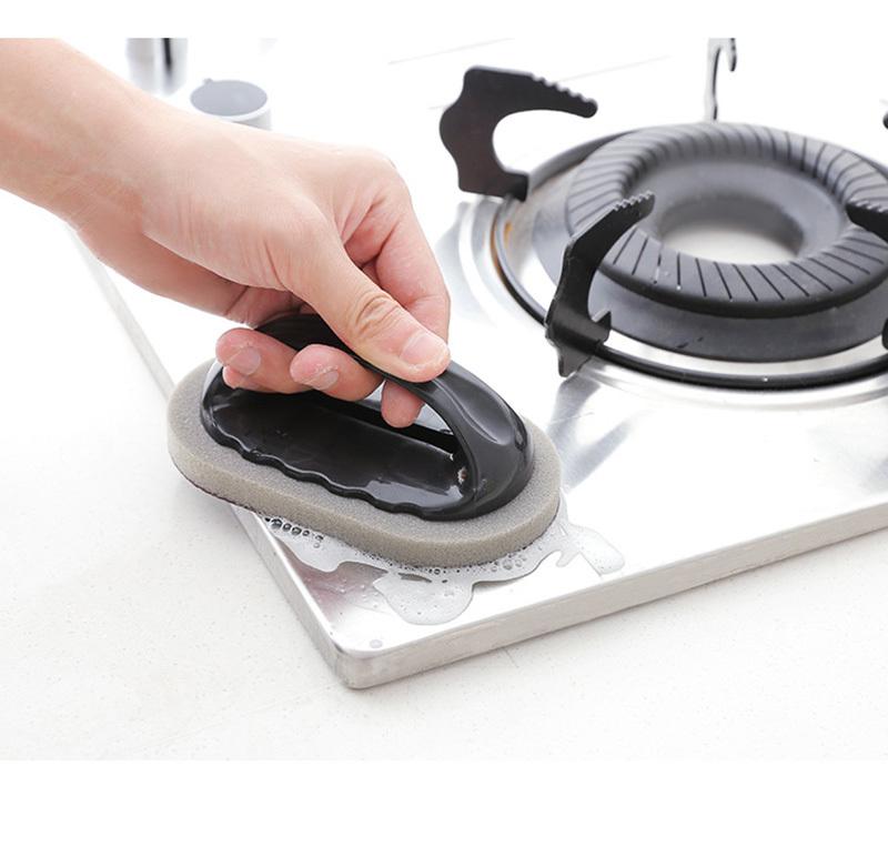 Magic Kitchen Sponge Brush Melamine Scrub Cleaning Brush Descaling Knife Pan Pot Cleaner Powerful Decontamination Brushes