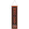 Bannière - WINCRAFT - NFL Teams SLOGAN - 80x20cm - 70% Laine - Cincinnati Bengals